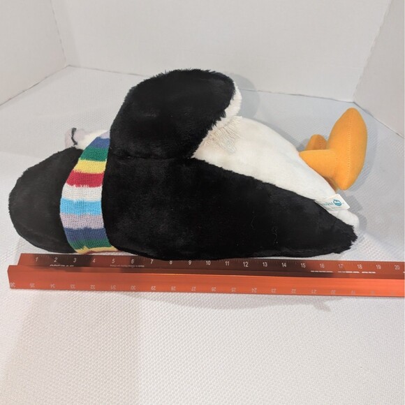 VTG 1987 Sea World Penny Penguin with Scarf Plush Stuffed Animal 17" Aurora Ohio - Picture 9 of 9
